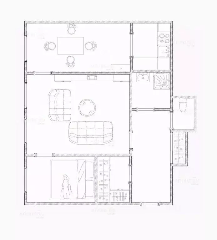 2-к кв. Санкт-Петербург Мытнинская ул., 30 (55.0 м) - Фото 2