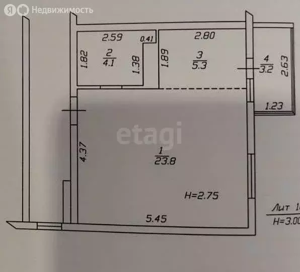 1-комнатная квартира: Анапа, Мирная улица, 29к10 (37.5 м) - Фото 0
