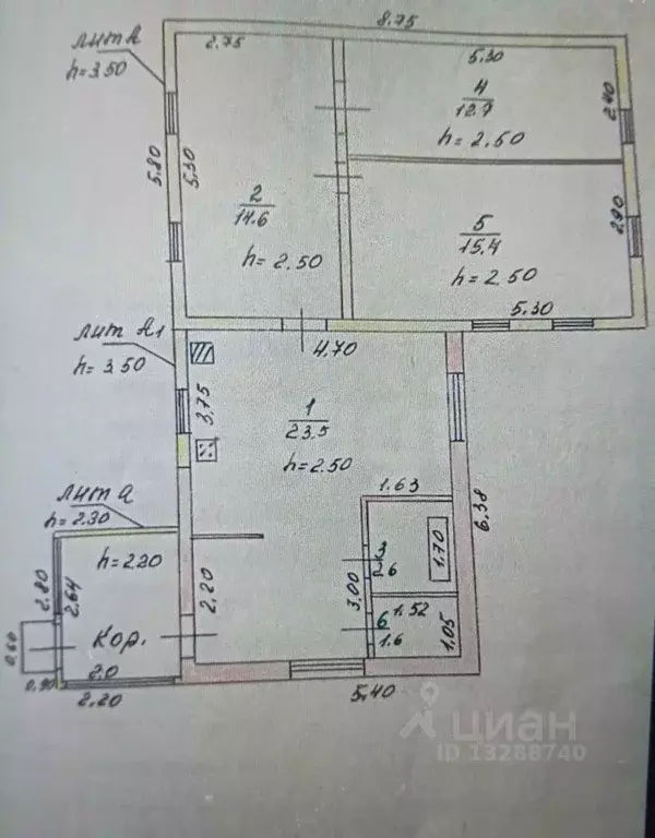 Дом в Орловская область, Орел Поперечный пер., 4 (90 м) - Фото 1