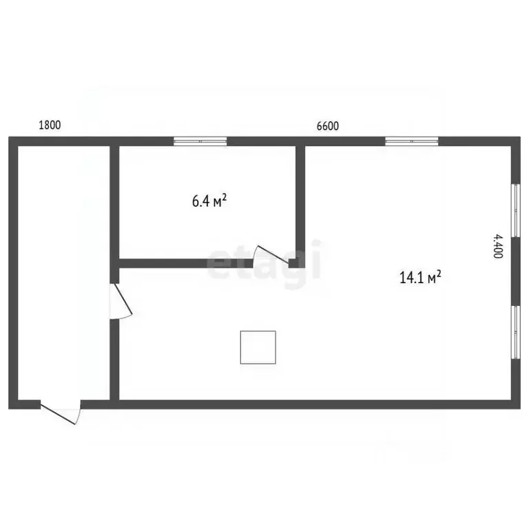 Дом в Ленинградская область, Лужский район, Мшинское с/пос, Мшинская ... - Фото 1