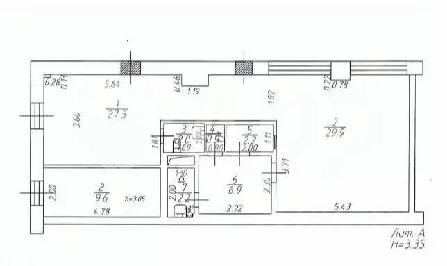 Помещение свободного назначения в Татарстан, Казань ул. Дементьева, 22 ... - Фото 2