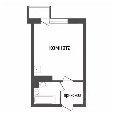 1-к кв. Красноярский край, Красноярск ул. Петра Подзолкова, 22 (44.0 ... - Фото 1