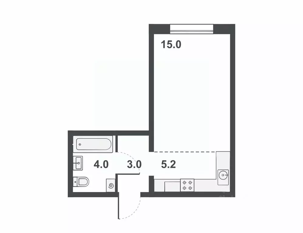 Студия Кировская область, Киров бул. Прибрежный, 6 (27.2 м) - Фото 0