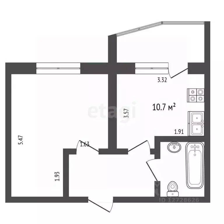 1-к кв. Калужская область, Калуга бул. Солнечный, 2 (38.3 м) - Фото 2