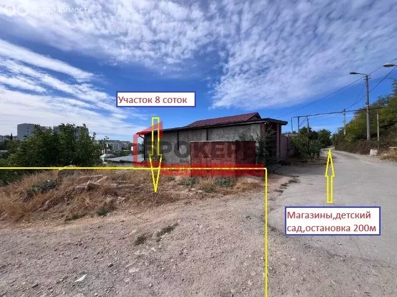 Участок в Севастополь, улица Фильченкова, 106 (8 м) - Фото 2