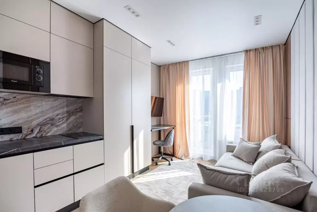 Студия Москва Новоостаповская ул., 20 (24.5 м) - Фото 2