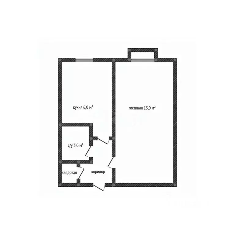 1-к кв. Краснодарский край, Новороссийск Мысхакское ш., 52 (21.8 м) - Фото 2