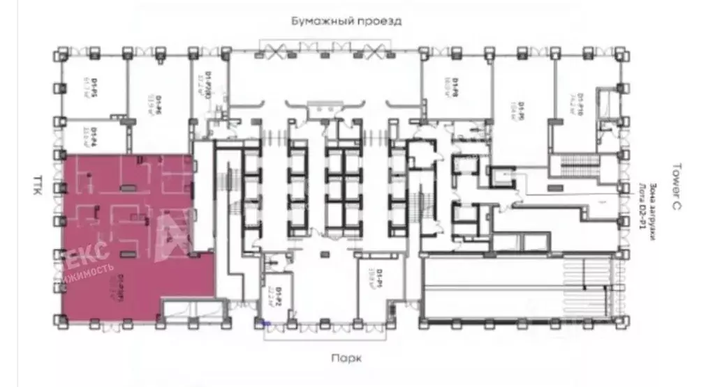 Помещение свободного назначения в Москва Бумажный проезд, 19С1 (327 м) - Фото 2