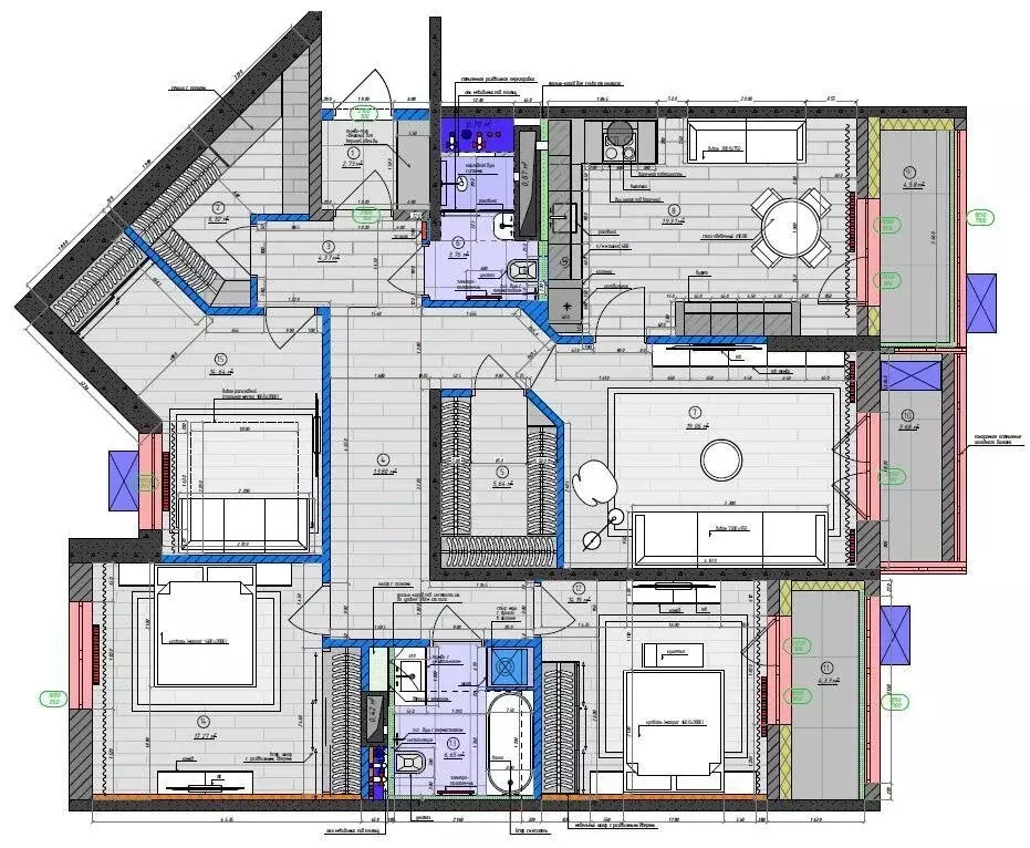 3-комнатная квартира: Москва, Рублёвское шоссе, 70к7 (140 м) - Фото 1