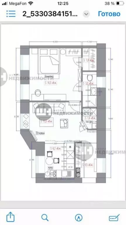 1-к кв. Санкт-Петербург пер. Басков, 26 (49.0 м) - Фото 2