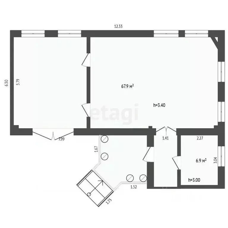 Помещение свободного назначения в Тюменская область, Тюмень ... - Фото 2