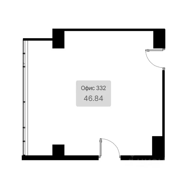 Офис в Краснодарский край, Краснодар Ставропольская ул., 19/1 (47 м) - Фото 2