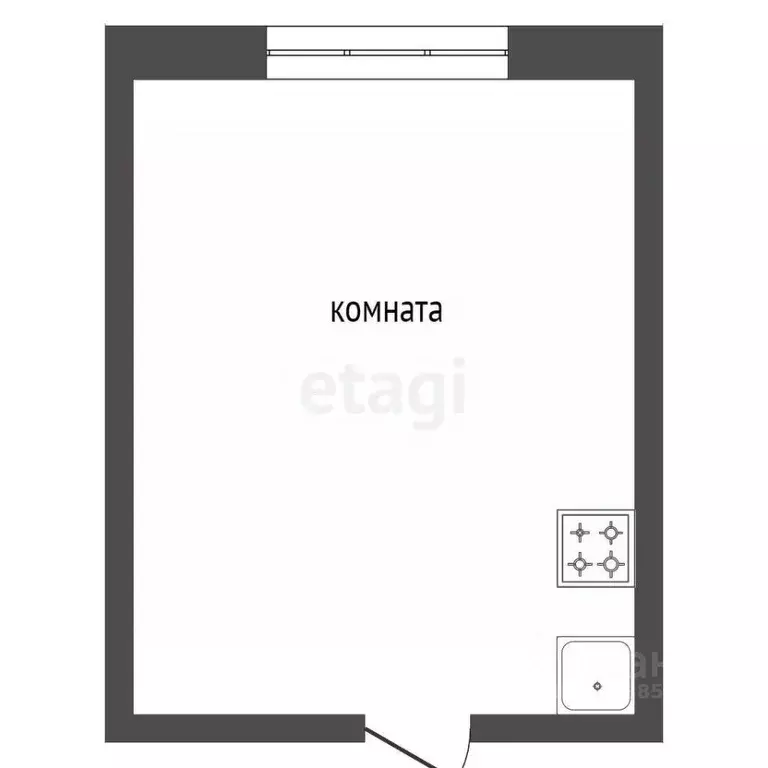 Комната Красноярский край, Красноярск ул. Кутузова, 19 (9.8 м) - Фото 1