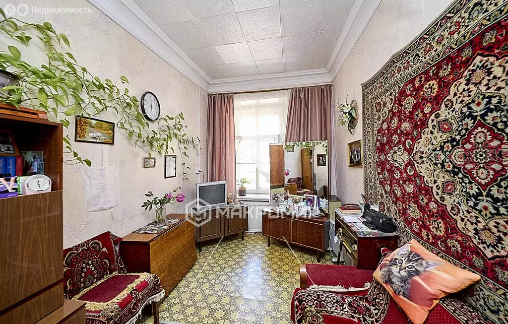 1к в 6-комнатной квартире (16.5 м) - Фото 2