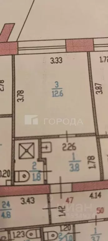 1-к кв. Алтайский край, Барнаул Молодежная ул., 2А (17.5 м) - Фото 1