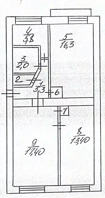 3-к кв. Оренбургская область, Гай ул. Ленина, 56 (62.0 м) - Фото 2