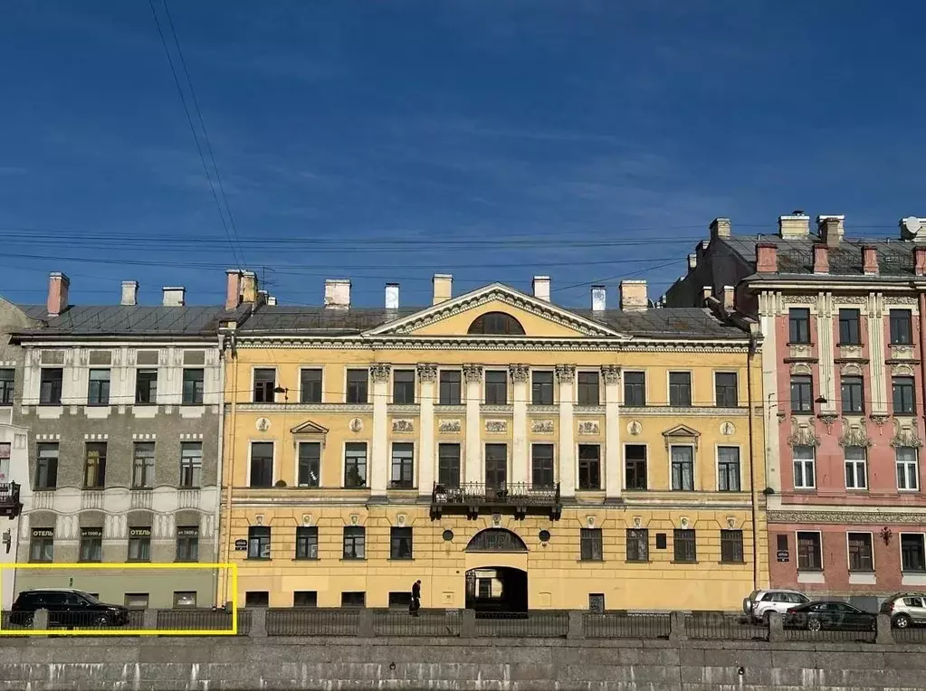 Помещение свободного назначения в Санкт-Петербург наб. Реки Фонтанки, ... - Фото 1