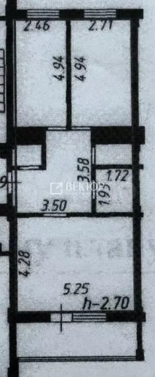 2-к. квартира, 77 м, 9/14 эт. - Фото 0