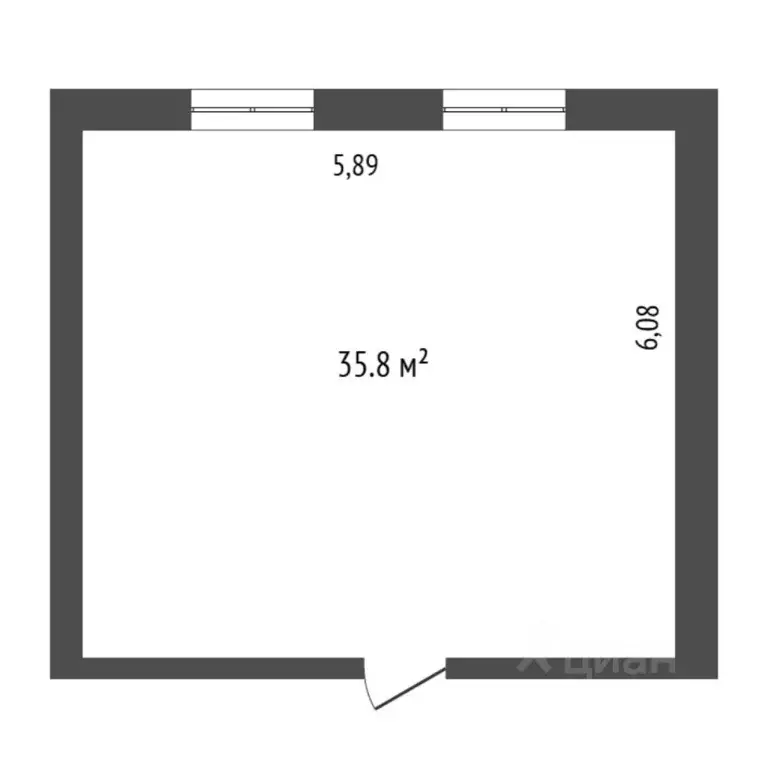 Офис в Тюменская область, Тюмень Одесская ул., 9 (36 м) - Фото 2