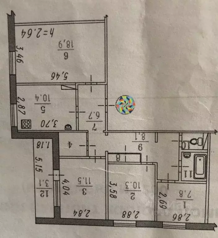 4-к кв. Омская область, Омск ул. 4-я Линия, 178 (81.0 м) - Фото 1