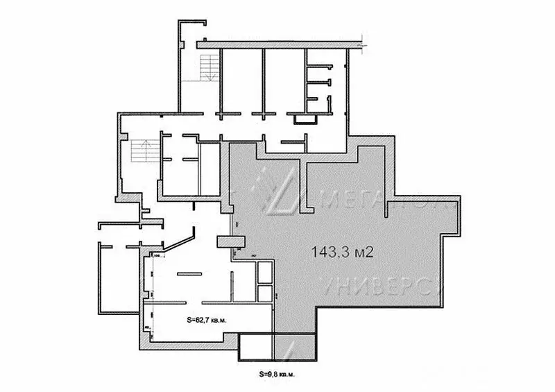 Офис (143 м) - Фото 1