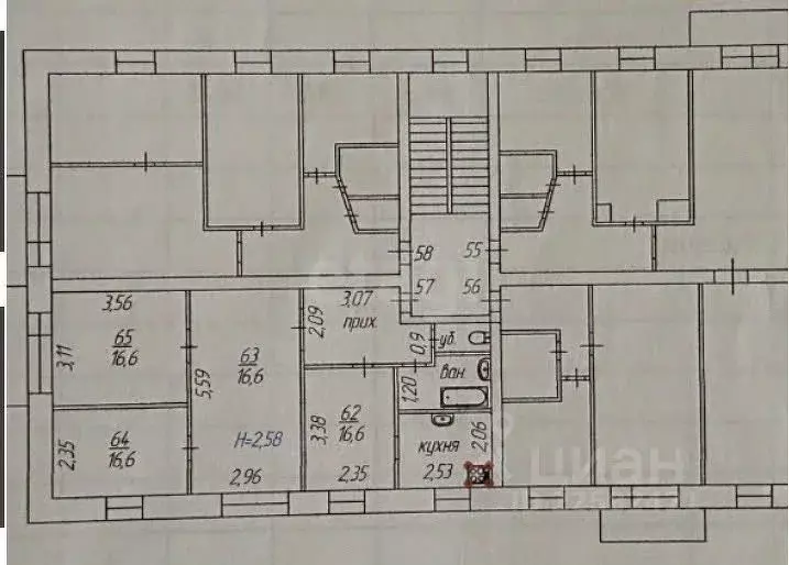 4-к кв. Удмуртия, Сарапул ул. Калинина, 20 (60.3 м) - Фото 1