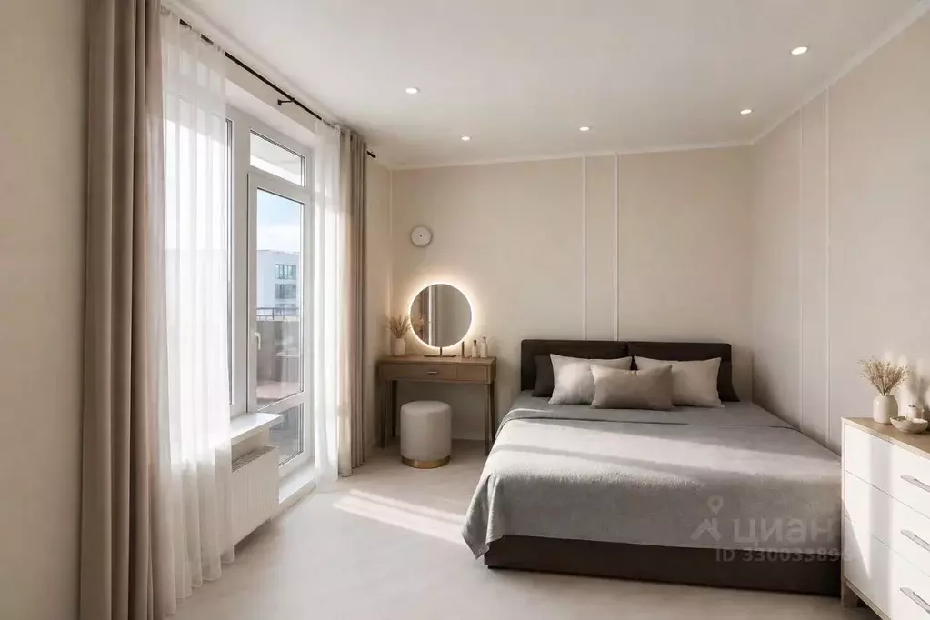 3-к кв. Тюменская область, Тюмень ул. Федюнинского, 30к6 (82.9 м) - Фото 2