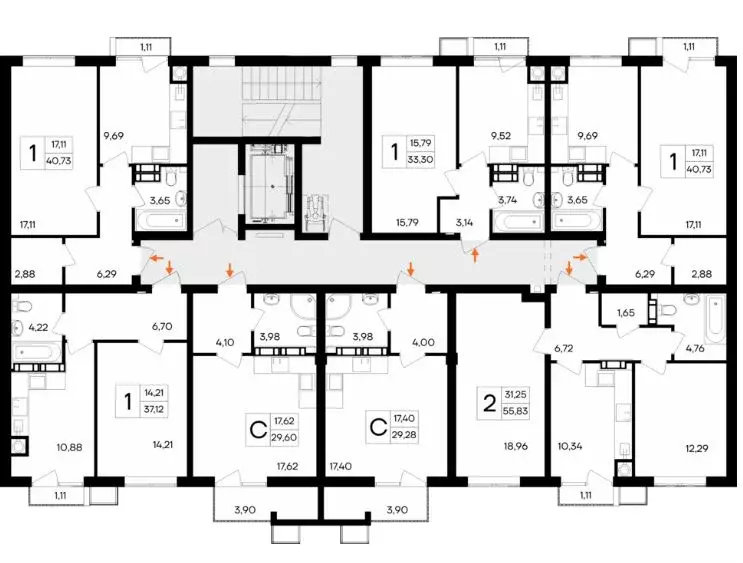 2-к кв. Крым, Симферопольский район, Гвардейское пгт, Республика жилой ... - Фото 2