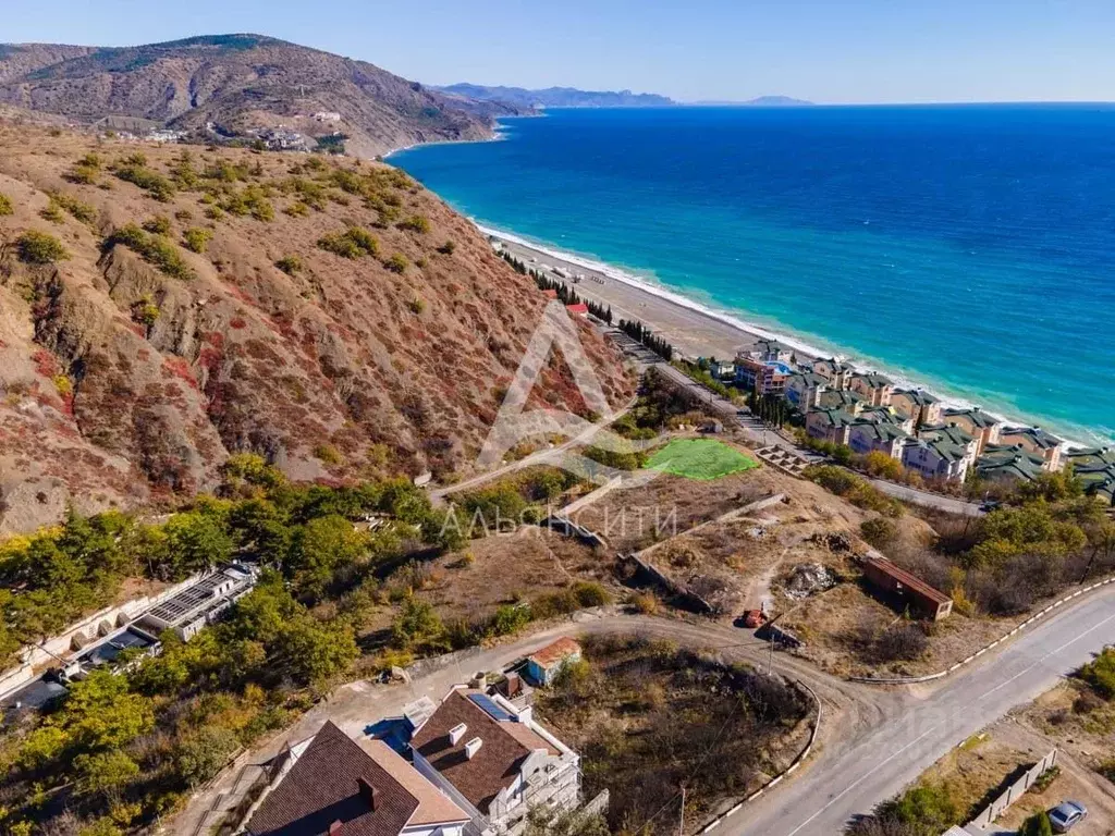 Участок в Крым, Алушта муниципальный округ, с. Рыбачье ул. Прибрежная ... - Фото 2