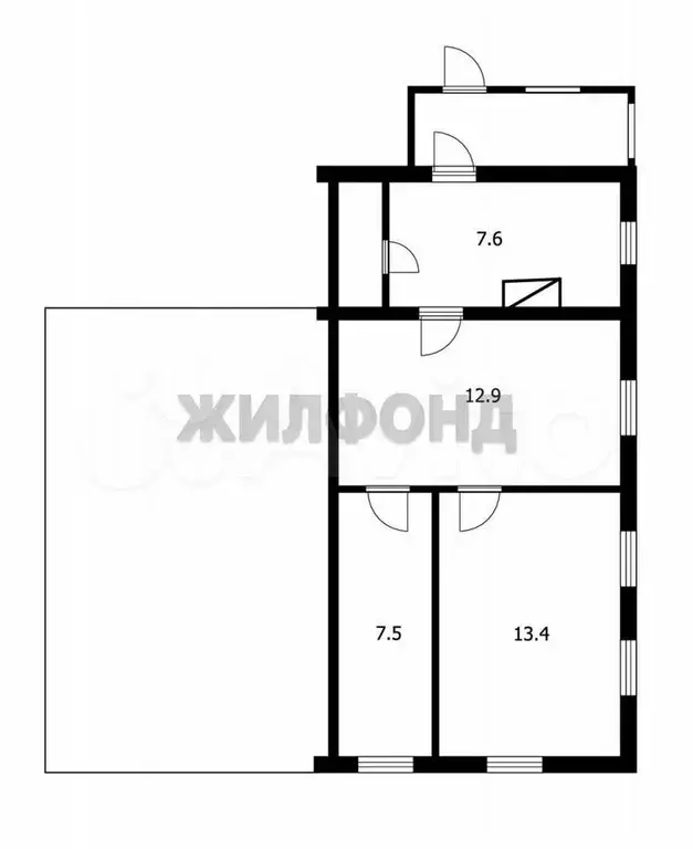 Дом 42,5 м на участке 3,7 сот. - Фото 0