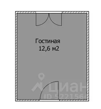 Комната Башкортостан, Стерлитамак ул. Гоголя, 143 (12.6 м) - Фото 1