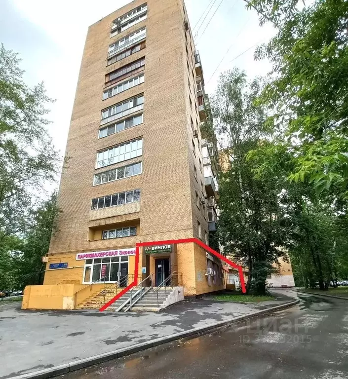 Торговая площадь в Москва Зеленый просп., 68К1 (348 м) - Фото 2