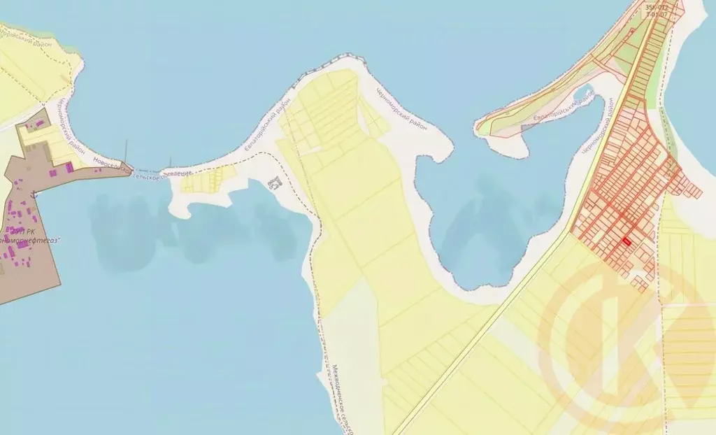 Участок в Крым, Черноморский район, с. Межводное ул. Цветочная (6.0 ... - Фото 2