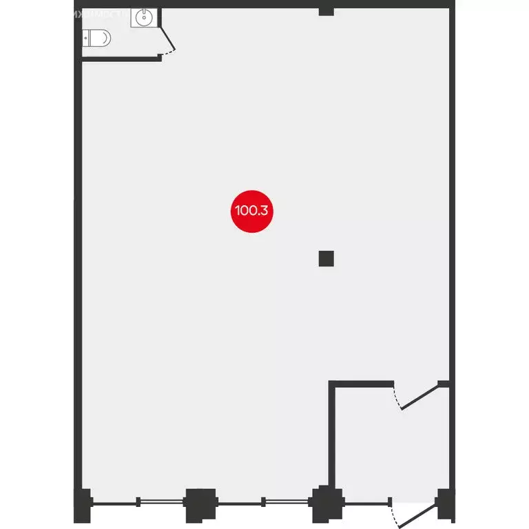 Офис (100.34 м) - Фото 2