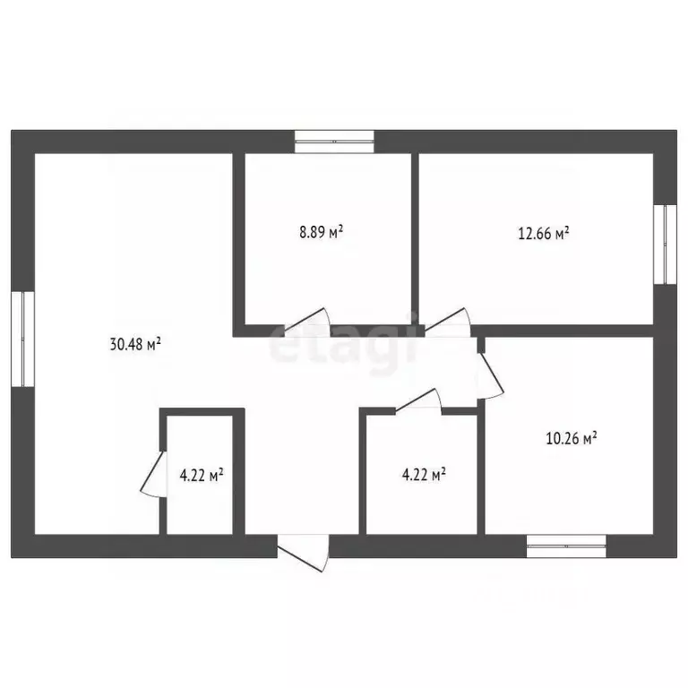 Дом в Тюменская область, Тюмень СОСН Березка-3 тер., ул. 26-я (76 м) - Фото 1