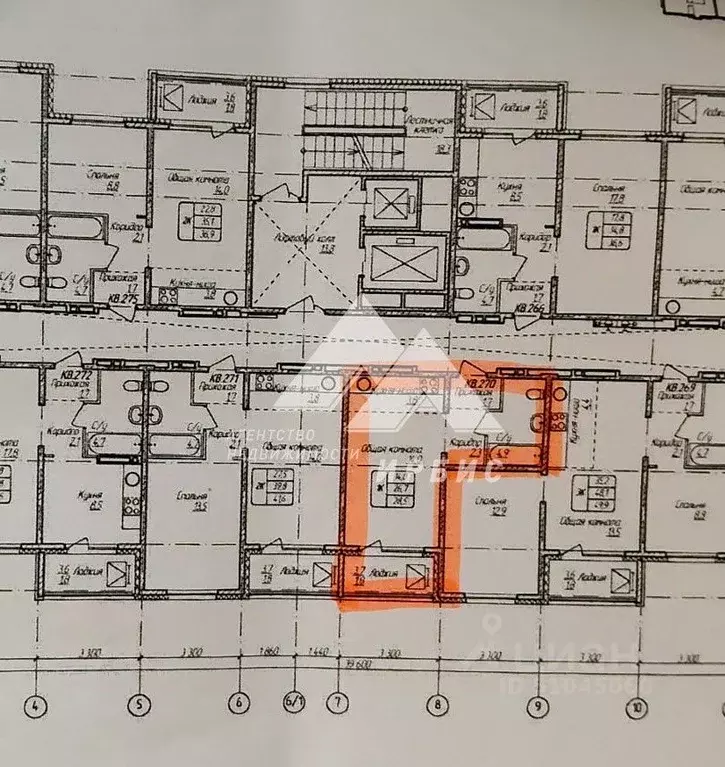 Студия Алтайский край, Барнаул Власихинская ул., 65ак2 (28.5 м) - Фото 2