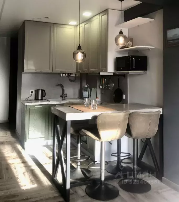 Студия Краснодарский край, Сочи Вишневая ул., 5А (30.4 м) - Фото 1