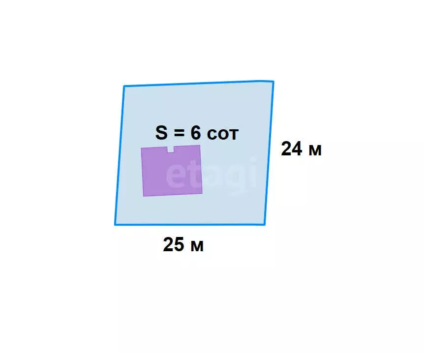 Дом в село Подчерково, Новая улица (62.9 м) - Фото 1