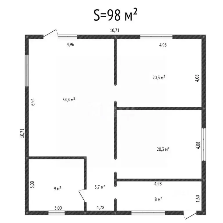 Дом в Башкортостан, Иглинский район, Акбердинский сельсовет, ... - Фото 1