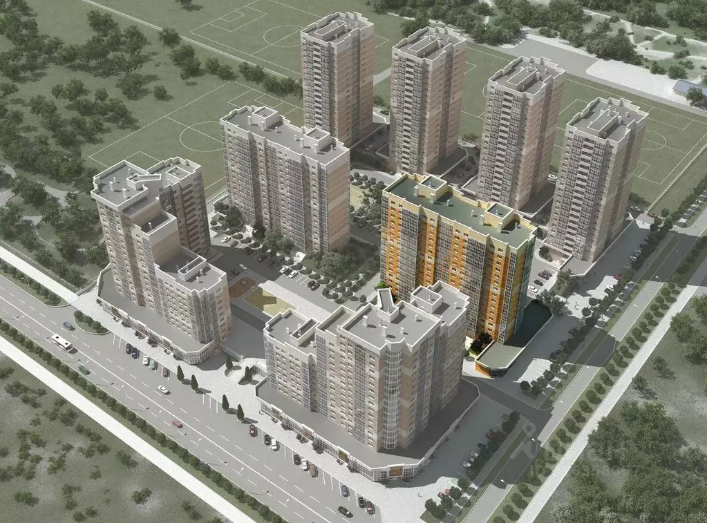 2-к кв. Краснодарский край, Новороссийск просп. Ленина, 95Бк1 (65.3 м) - Фото 1
