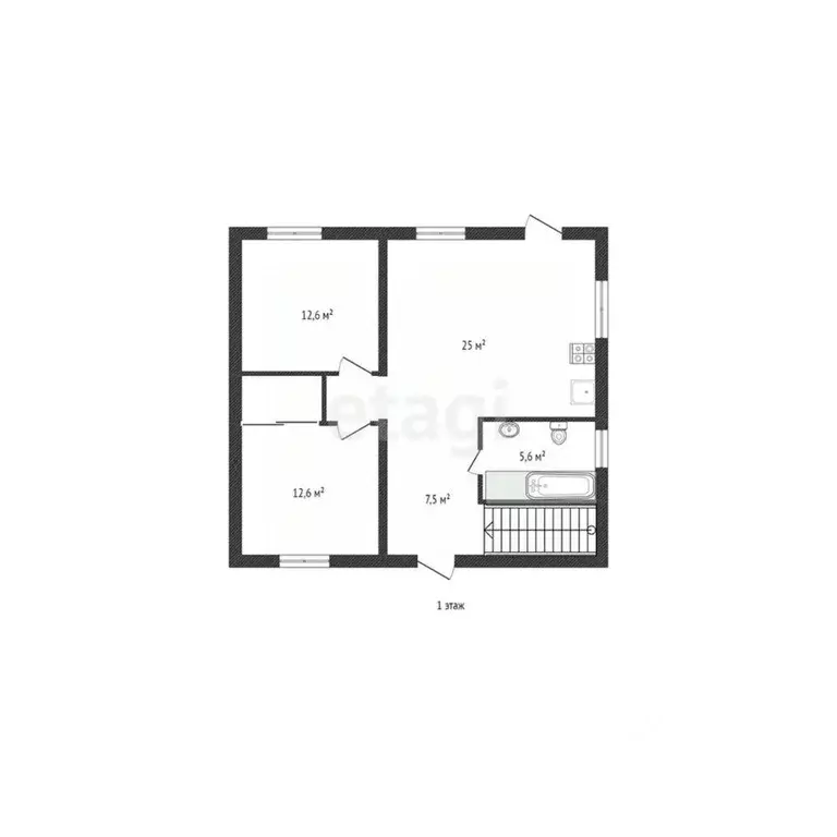 Дом в Челябинская область, Миасский городской округ, с. Черновское ул. ... - Фото 2