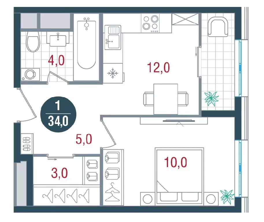 Продается 1-комнатная квартира - Фото 1