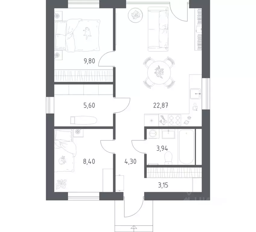 Дом в Московская область, Дмитровский муниципальный округ, Дмитров Дом ... - Фото 1