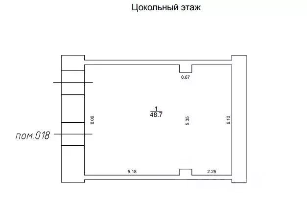 Помещение свободного назначения в Москва Нижегородская ул., 32С3 (49 ... - Фото 2