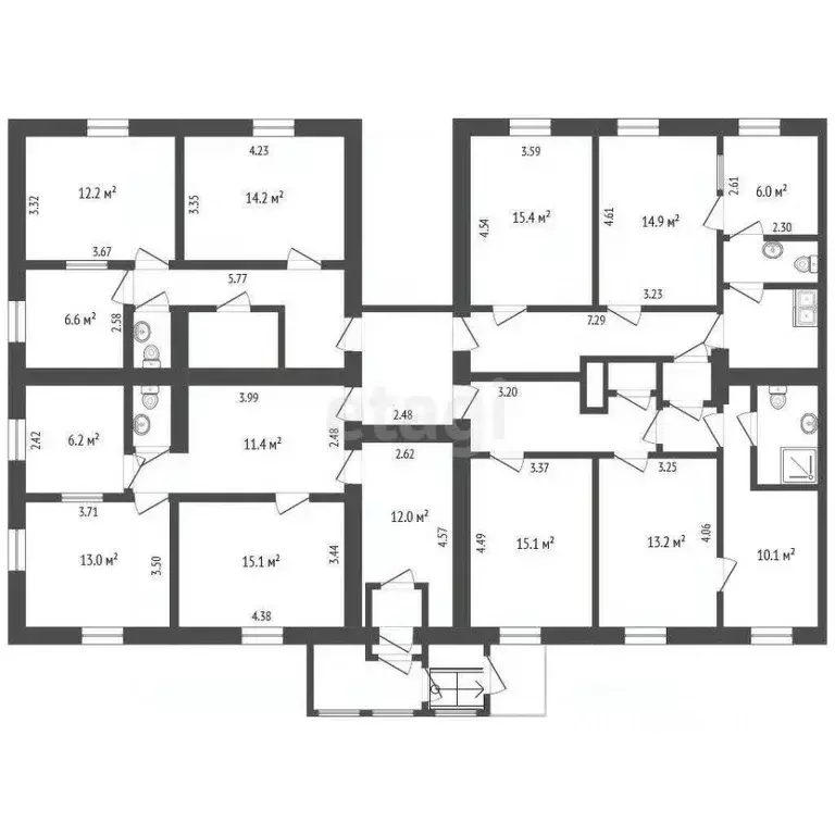 Помещение свободного назначения в Москва ул. Кедрова, 4К1 (255 м) - Фото 2