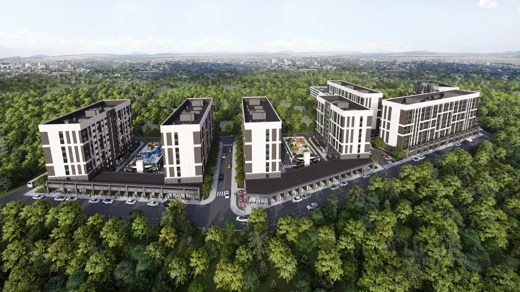 1-к кв. Ставропольский край, Ессентуки ул. Благодатная, 28 (42.89 м) - Фото 0