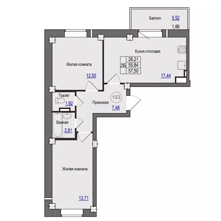 2-к кв. Псковская область, Псковский район, Завеличенская волость, д. ... - Фото 1