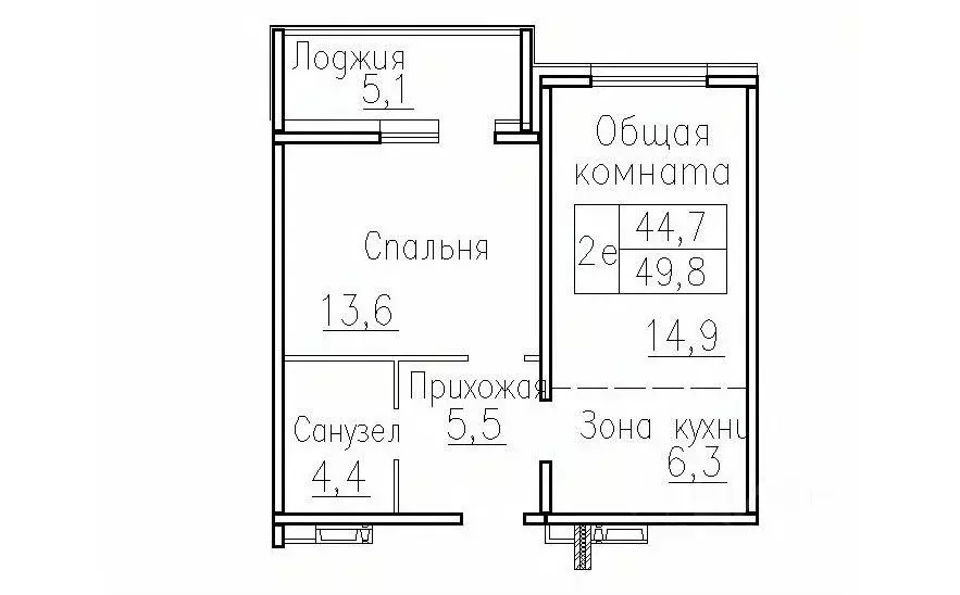 2-к кв. Новосибирская область, Новосибирский район, Мичуринский ... - Фото 0