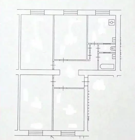 4-к кв. Москва 1-я Хуторская ул., 16/26К6 (100.1 м) - Фото 1
