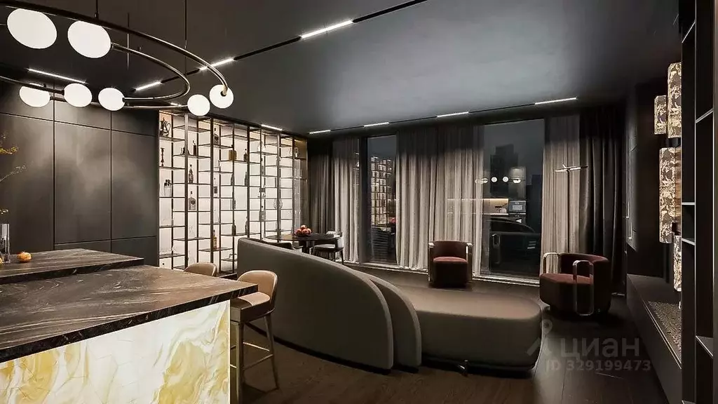 2-к кв. Москва 1-й Красногвардейский проезд, 22с2 (111.0 м) - Фото 2